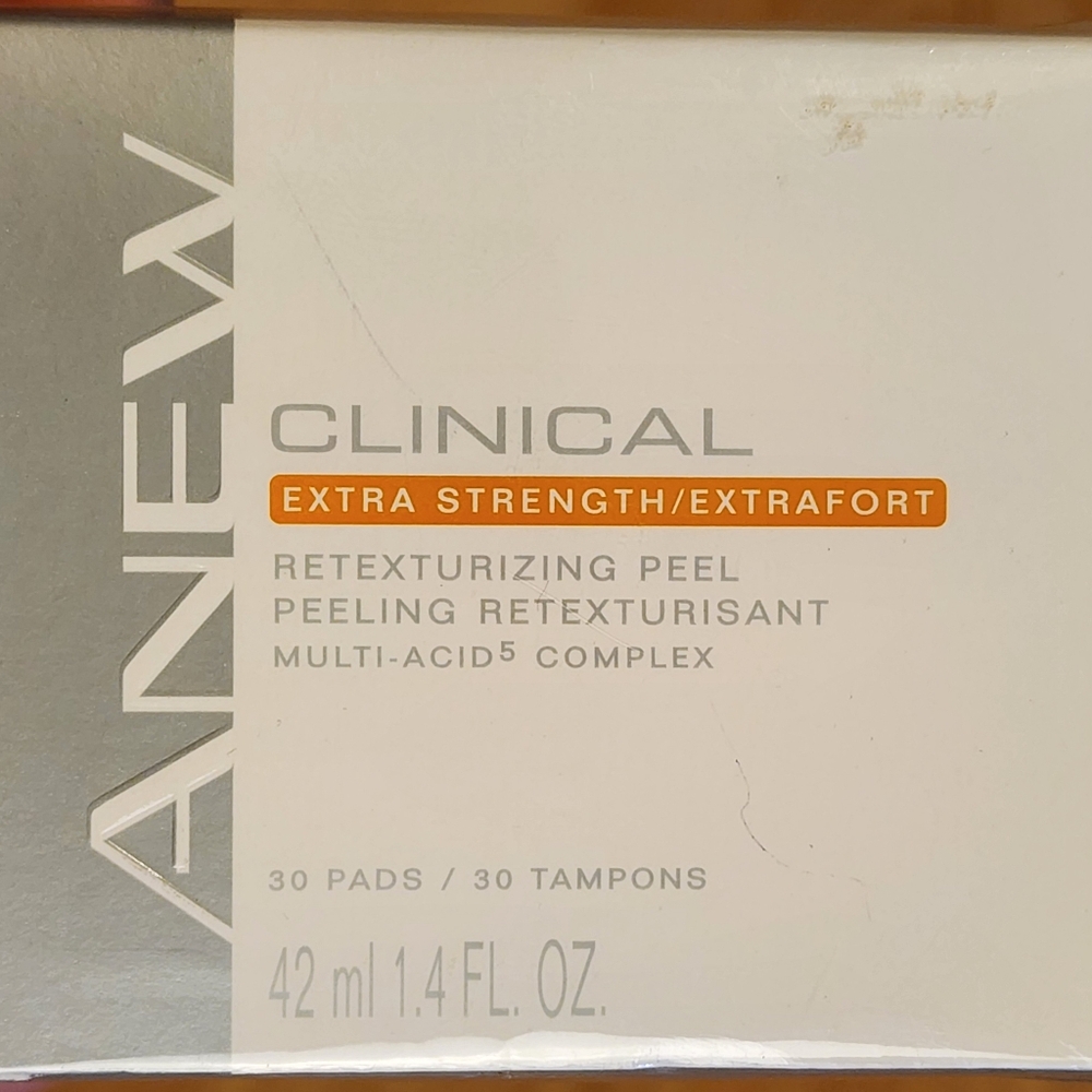 Avon Anew Clinical Extra Strength Retexturizing Peel New Sealed